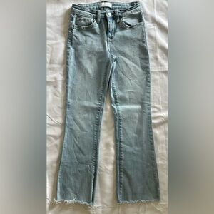 VERVET BY FLYING MONKEY Light Wash Flare Jeans